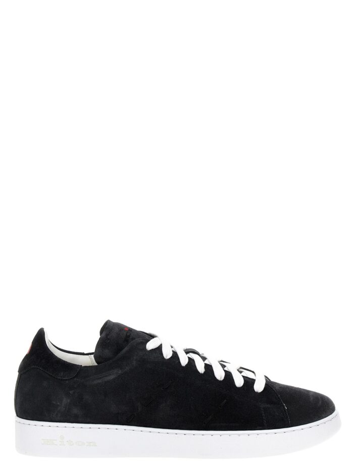 Suede sneakers KITON Gray