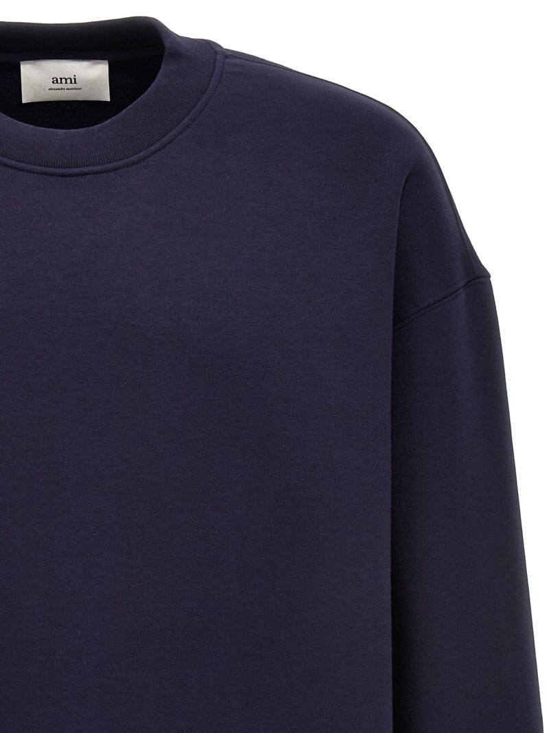 Cotton blend sweatshirt Man AMI PARIS Blue