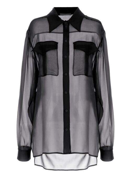 Chiffon shirt ALBERTA FERRETTI Black