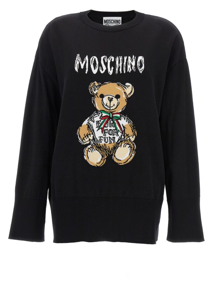 'Teddy Bear' sweater MOSCHINO Black