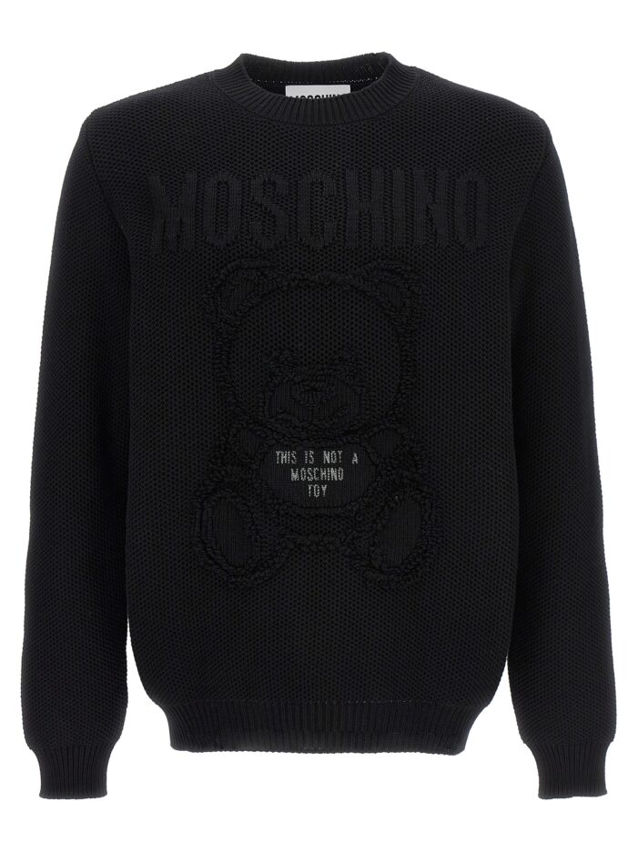 'Teddy' sweater MOSCHINO Black