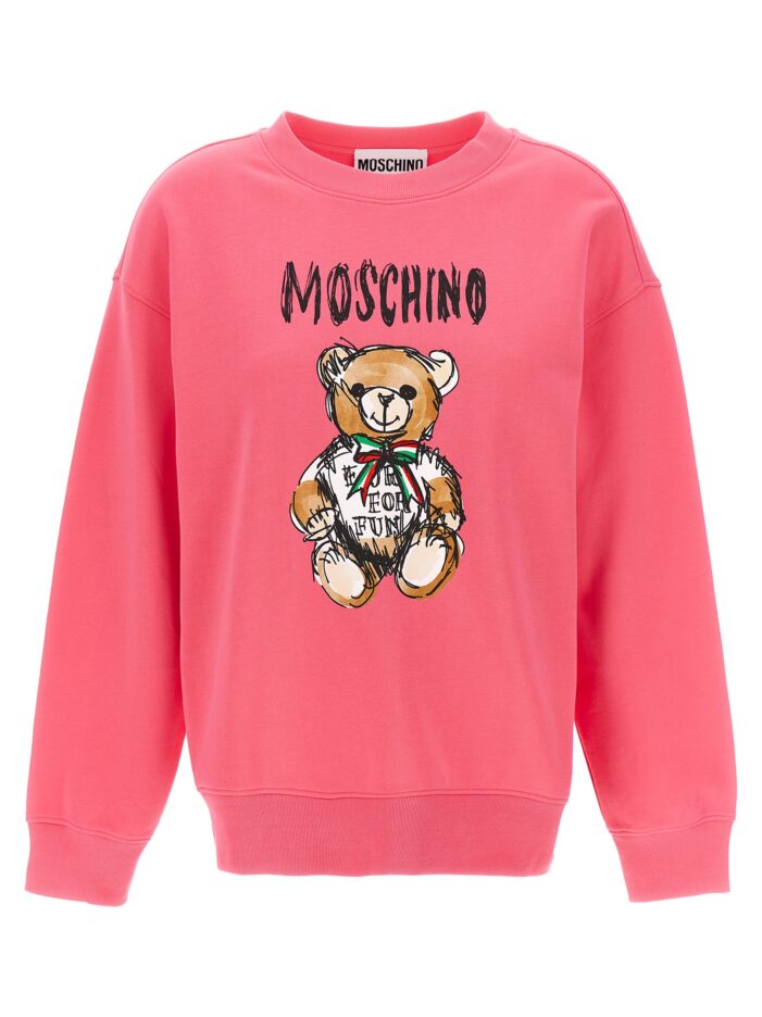 'Teddy Bear' sweatshirt MOSCHINO Fuchsia