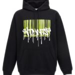 'Graffiti big barcode' hoodie VTMNTS Black