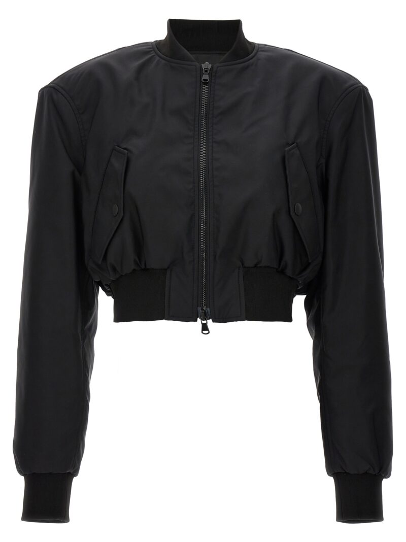 Cropped bomber jacket WARDROBE NYC Black