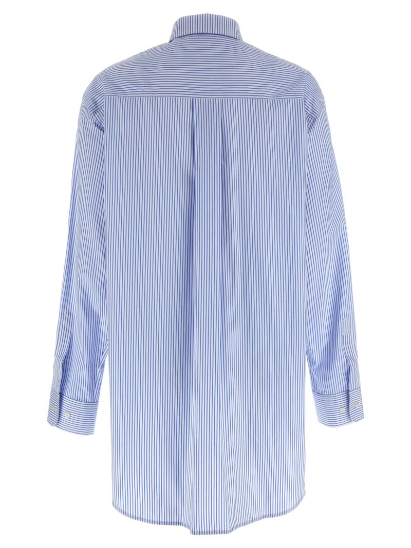 'Thin Stripe' shirt dress W5031PCTHINSTRIPEBLUE WARDROBE NYC Light Blue