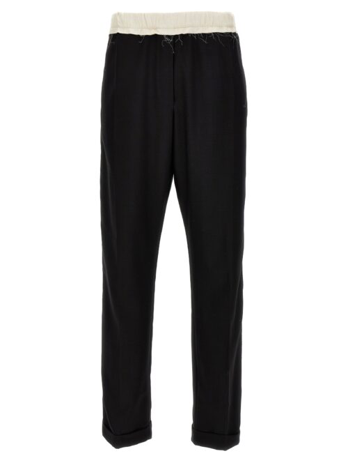 'Seine' pants WALES BONNER White/Black