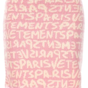 'Graffiti Monogram' skirt VETEMENTS Pink