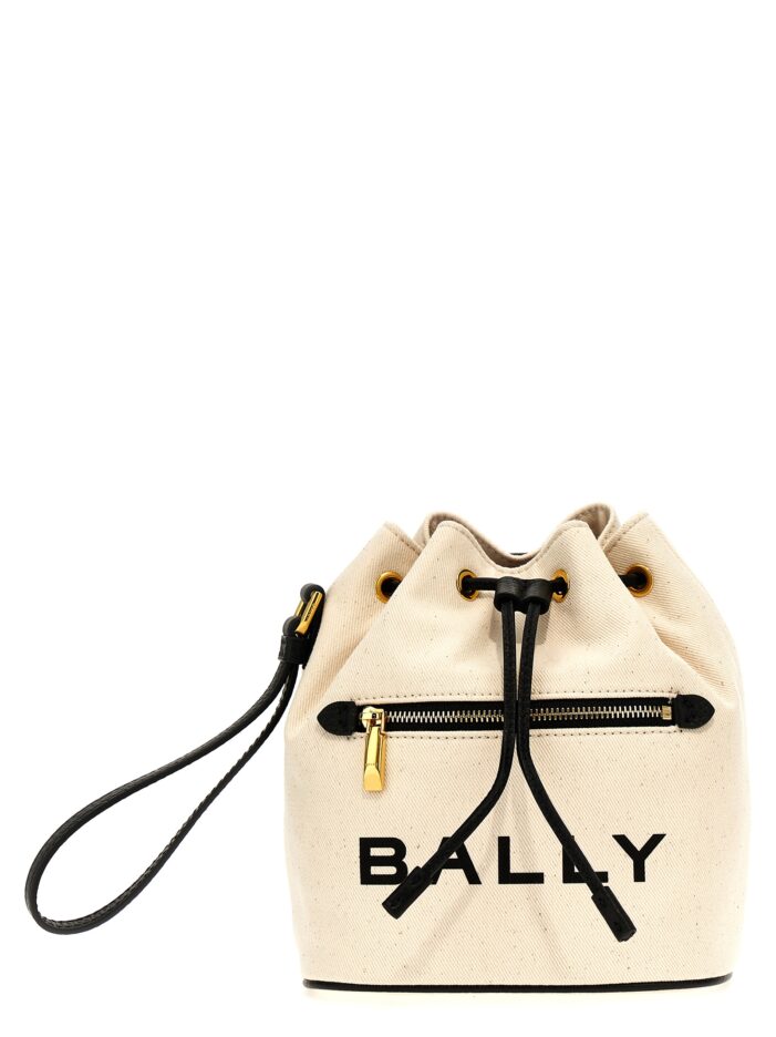 'Bar Mini' bucket bag BALLY White/Black