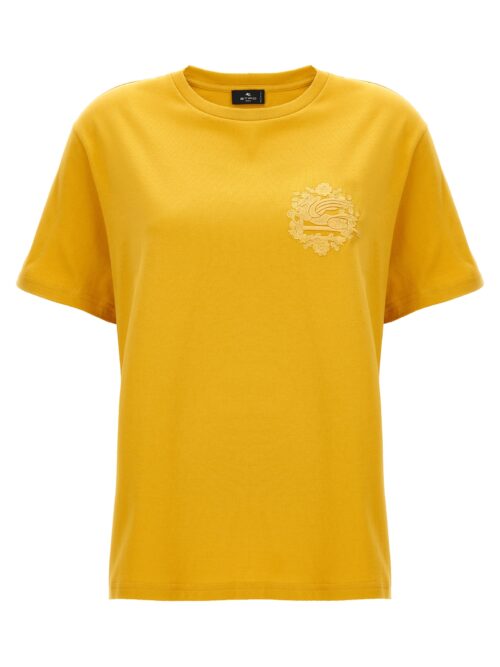 Logo T-shirt ETRO Yellow