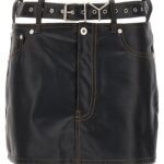 Cut-out belt skirt Y/PROJECT Black