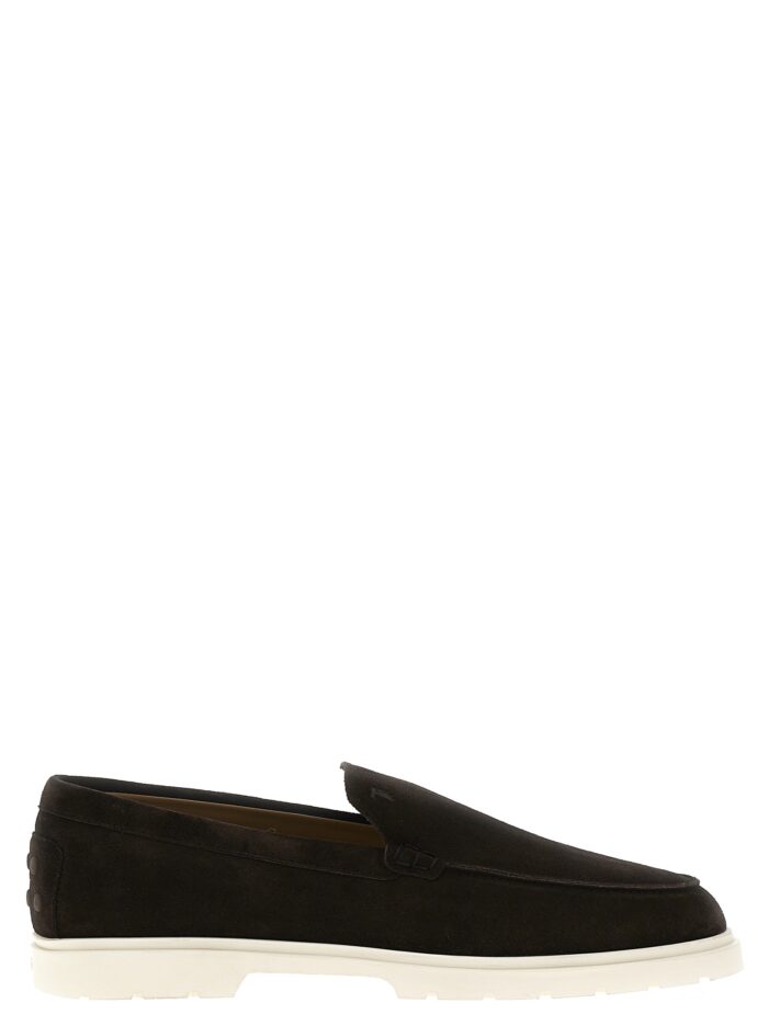Suede loafers TOD'S Brown