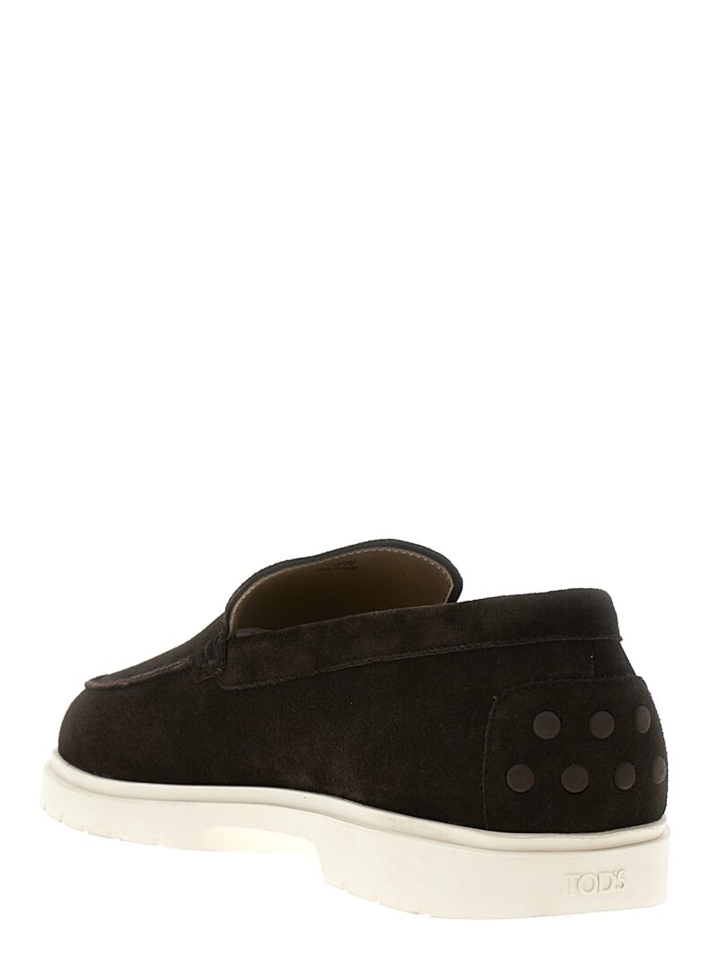 Suede loafers Man TOD'S Brown