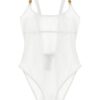 'Greca' one-piece swimsuit VERSACE White