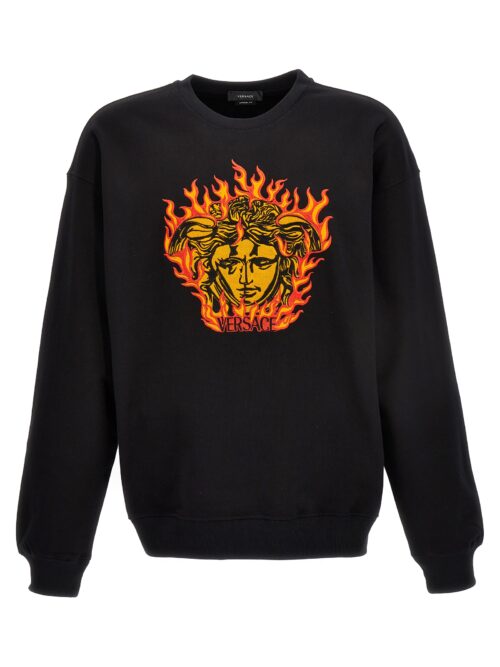 'Medusa Flame' sweatshirt VERSACE Black