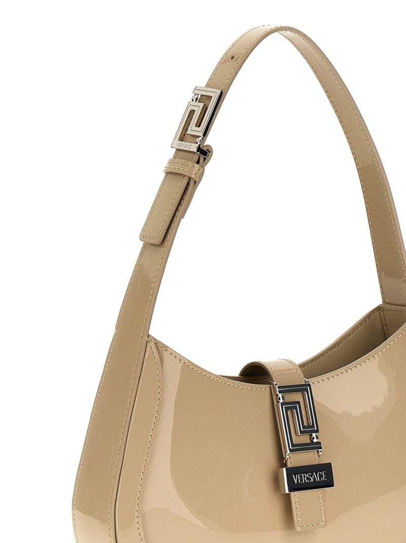 'Greca Goddess' small shoulder bag Woman VERSACE Beige