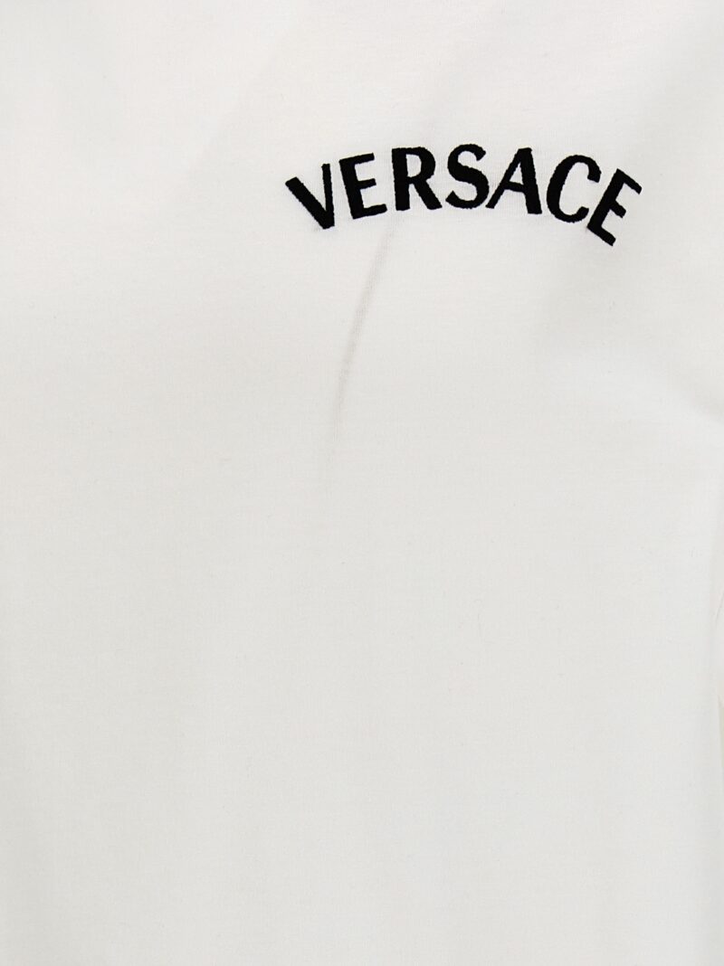 Logo T-shirt 100% cotton VERSACE White