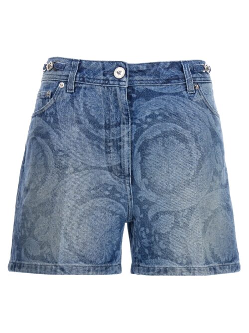 'Barocco' shorts VERSACE Blue