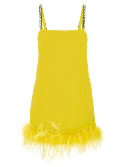 'Trebbiano' dress PINKO Yellow