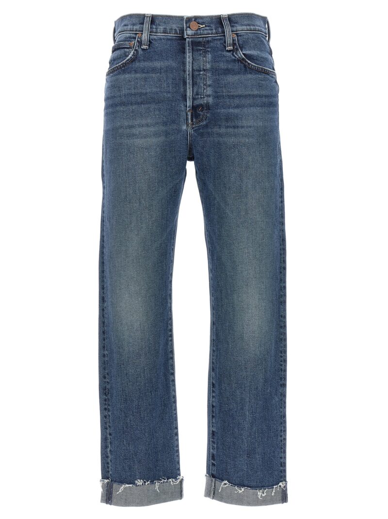 'The Scrapper Cuff Ankle Fray' jeans MOTHER Blue