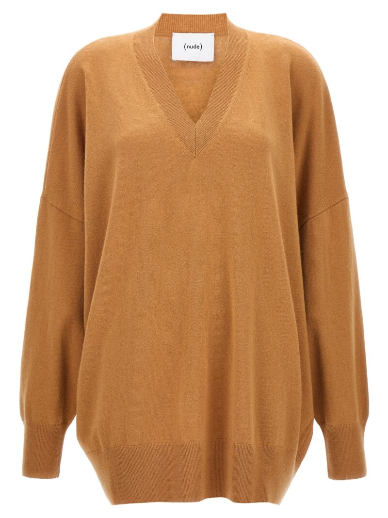 Oversize sweater NUDE Beige