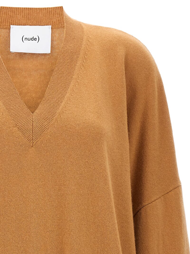 Oversize sweater Woman NUDE Beige