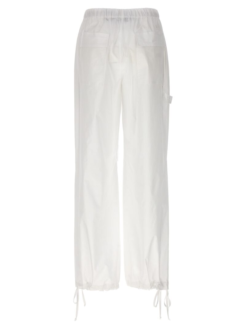 Cargo trousers 1103E2406801 NUDE White