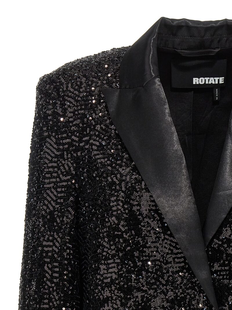 Sequin blazer Woman ROTATE BIRGER CHRISTENSEN Black