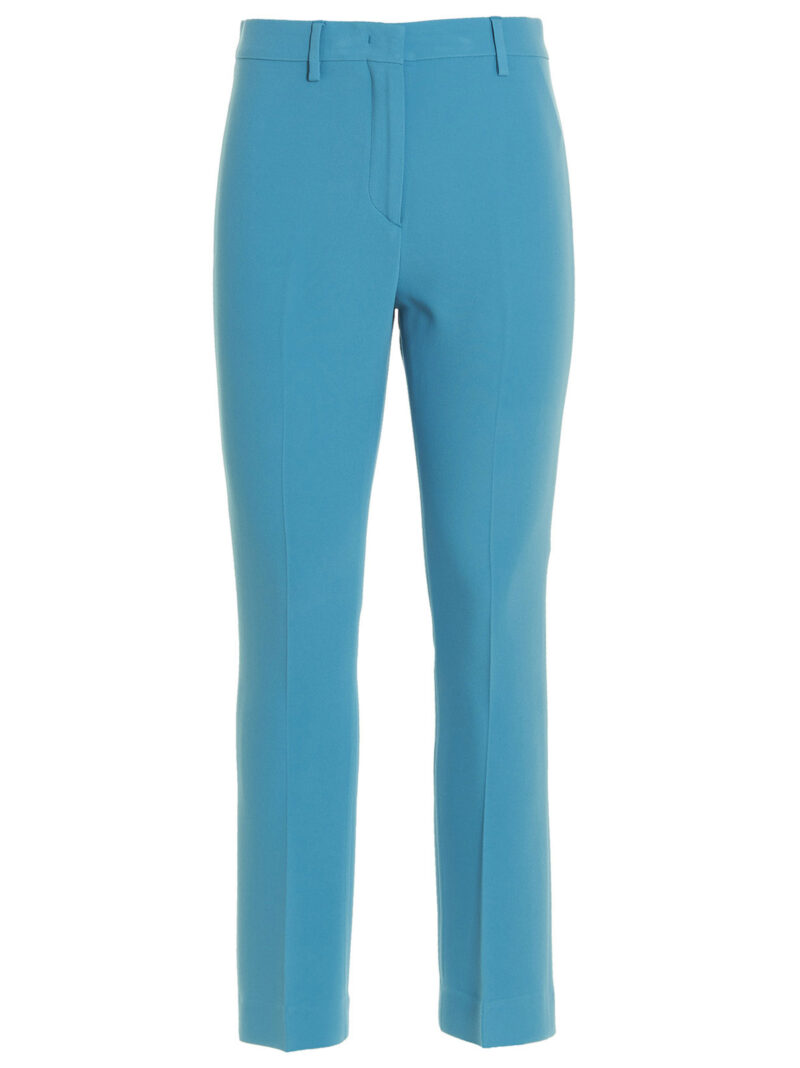 Pants with pleat ETRO Light Blue