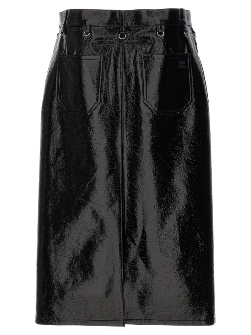 'Multiflex' skirt 124CJU155VY00149999 COURREGES Black