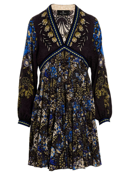 Floral ramage tunic dress ETRO Multicolor