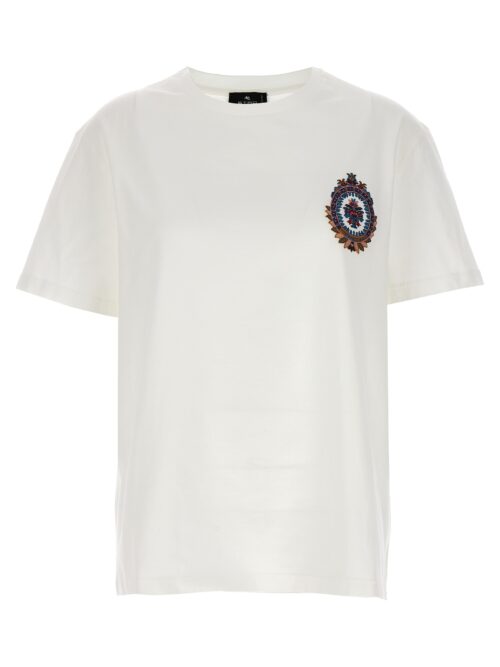 Embroidery T-shirt ETRO White