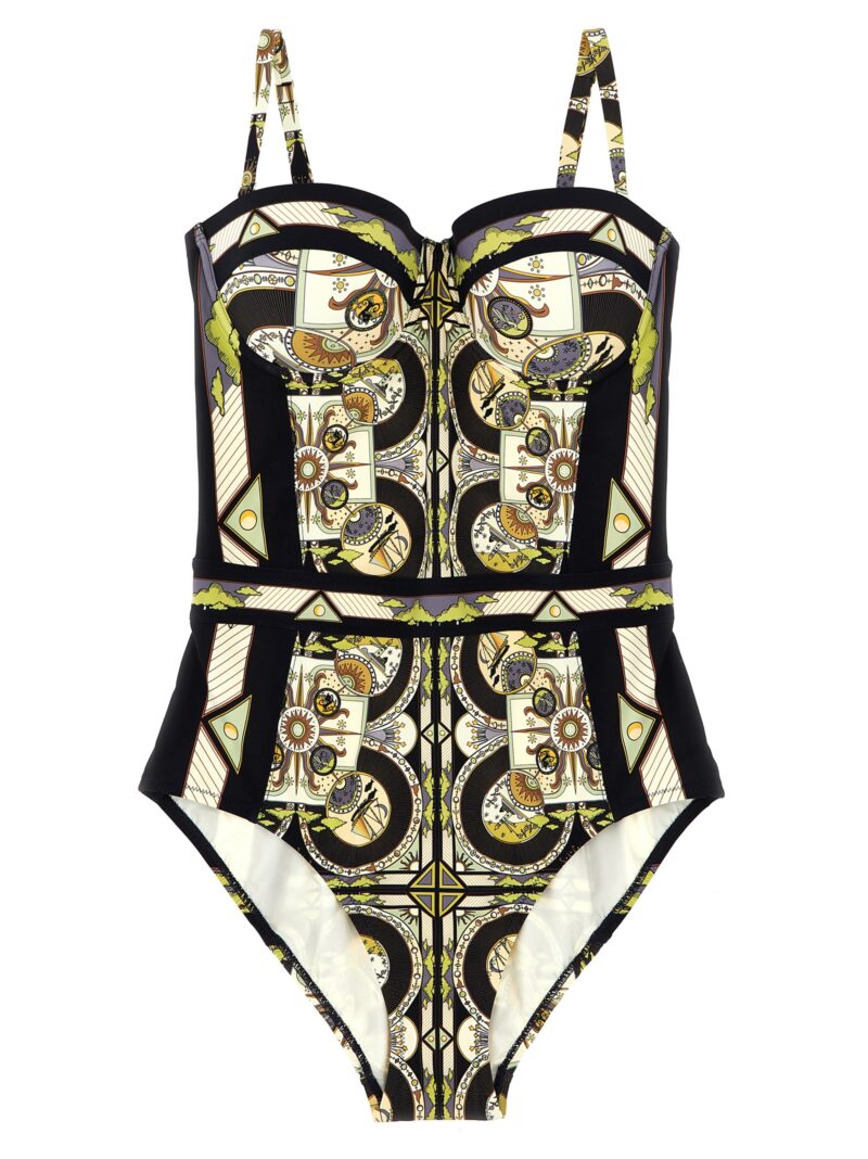 One-piece swimsuit with all-over print TORY BURCH Multicolor
