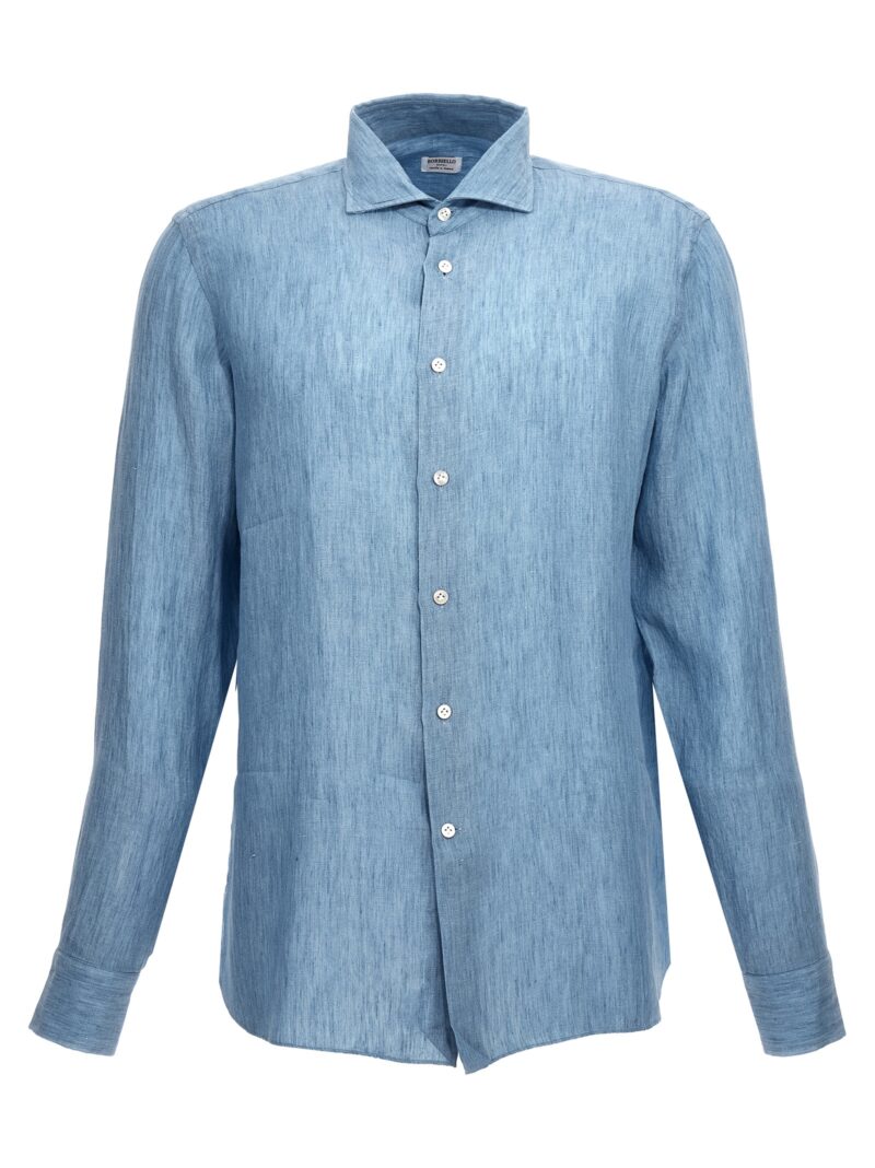 Linen shirt BORRIELLO Light Blue
