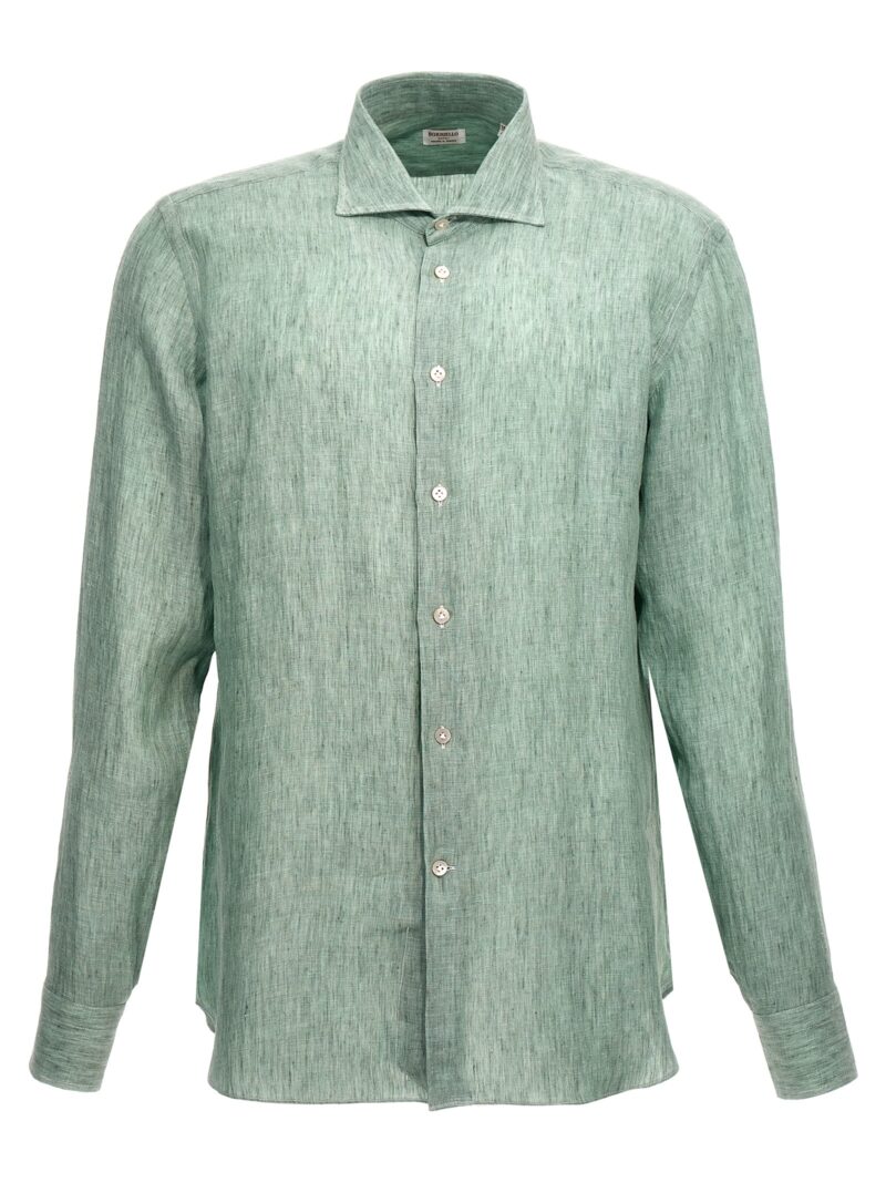 Linen shirt BORRIELLO Green