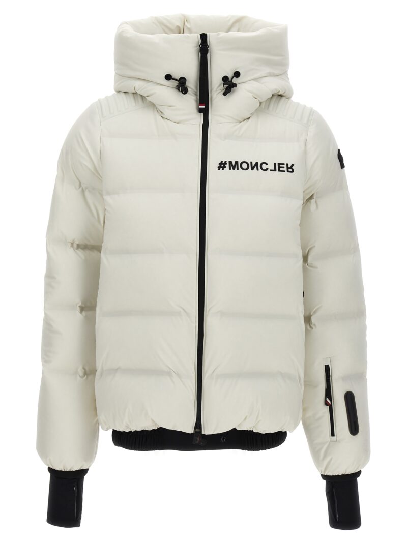 'Suisses' down jacket MONCLER GRENOBLE White/Black