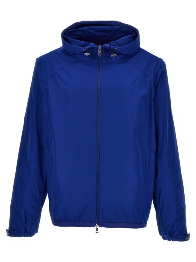 'Clapier' hooded jacket MONCLER Blue