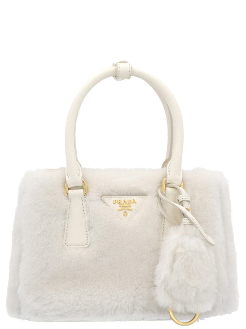 'Galleria' mini handbag PRADA White