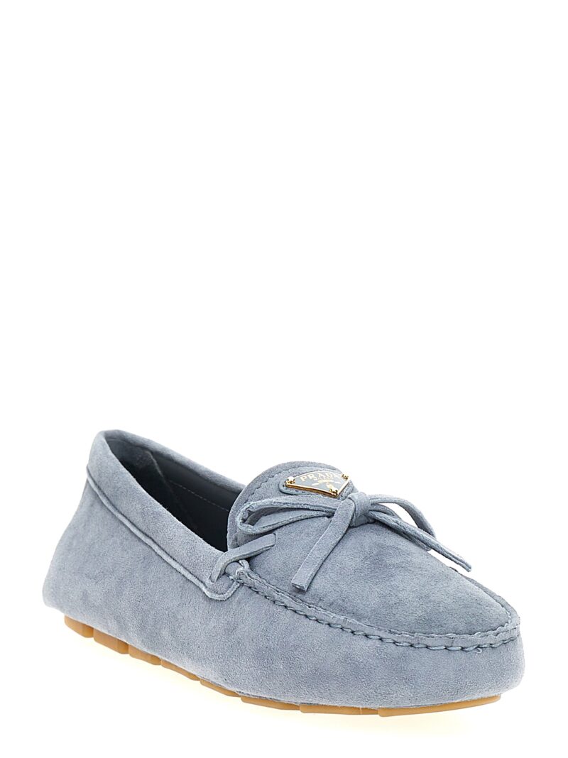 'Drive' loafers 1DD076F005008F0637 PRADA Light Blue