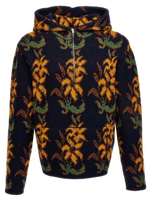 Jacquard hooded sweater ETRO Multicolor