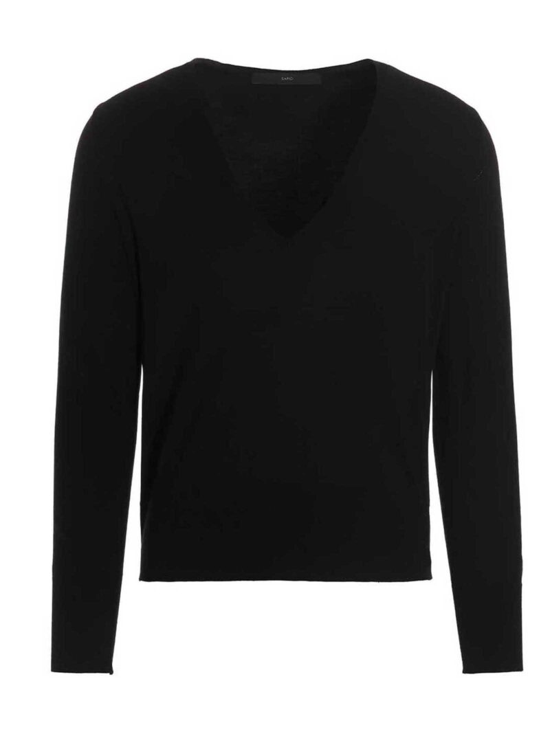 Wool sweater SAPIO Black