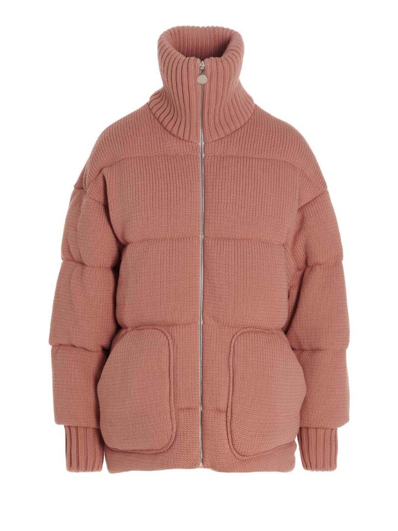 Knitted puffer jacket IENKI IENKI Pink