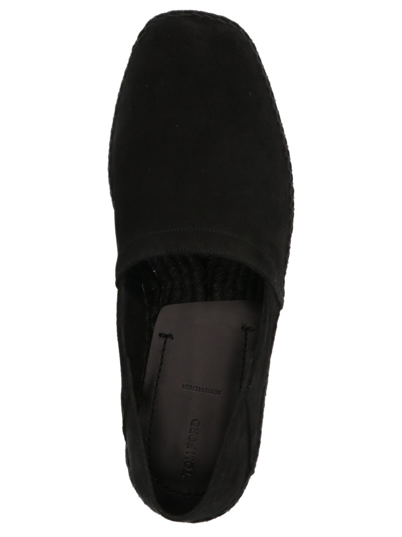 Suede espadrilles Man TOM FORD Black