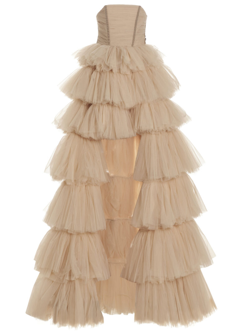 Maxi tulle dress 19:13 DRESSCODE Beige