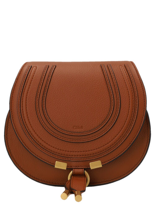 'Saddle marcie' small crossbody bag CHLOÉ Brown