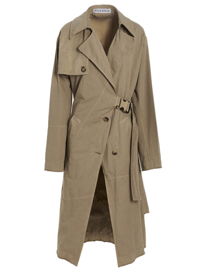 Asymmetric trench coat J.W.ANDERSON Beige