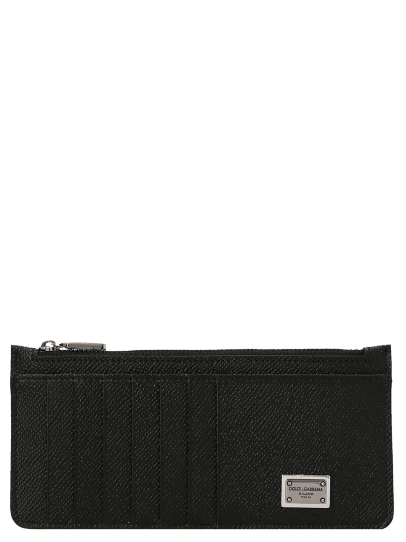 Logo leather wallet DOLCE & GABBANA Black