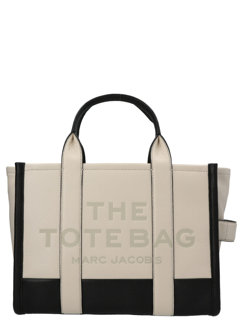 'The Colorblock Medium Tote' shopping bag MARC JACOBS White/Black