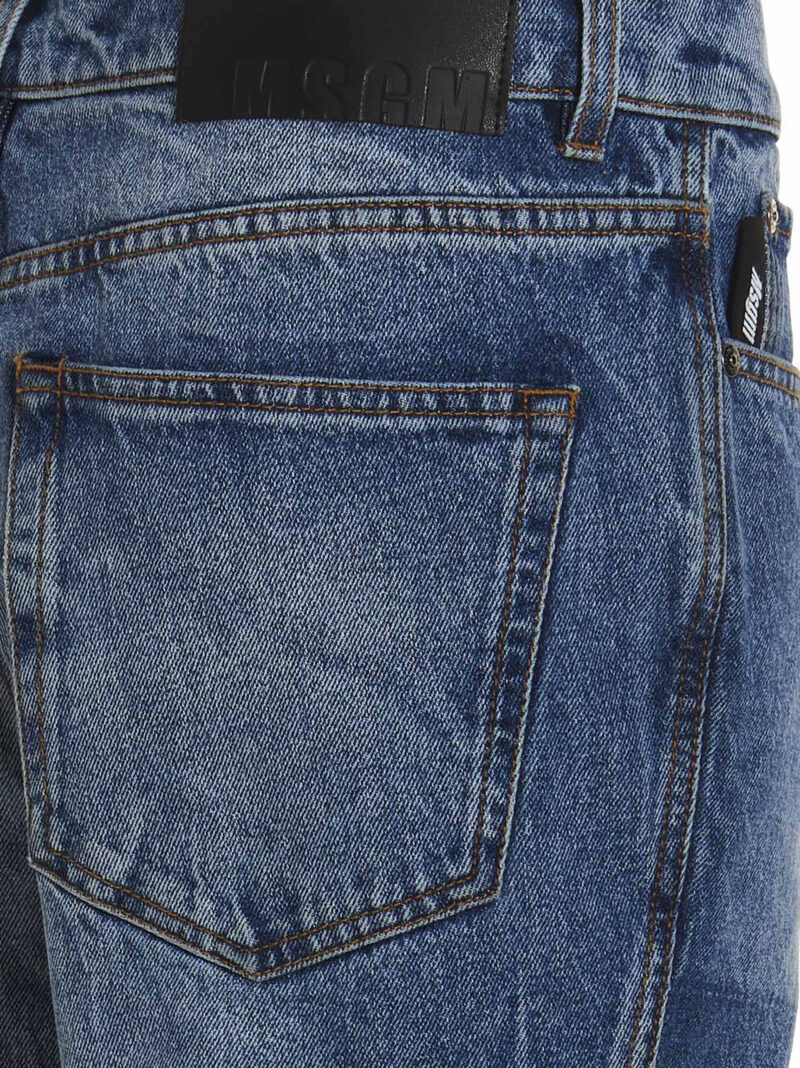 'Riserva' jeans 100% cotton MSGM Blue