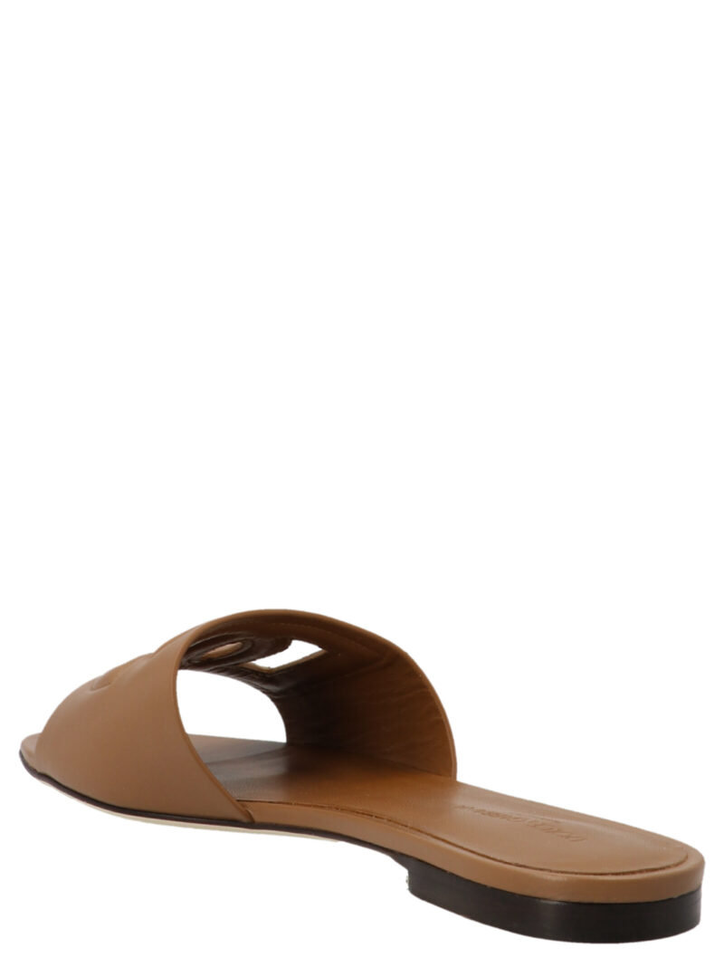 Logo sandals CQ0436AY32981236 DOLCE & GABBANA Brown