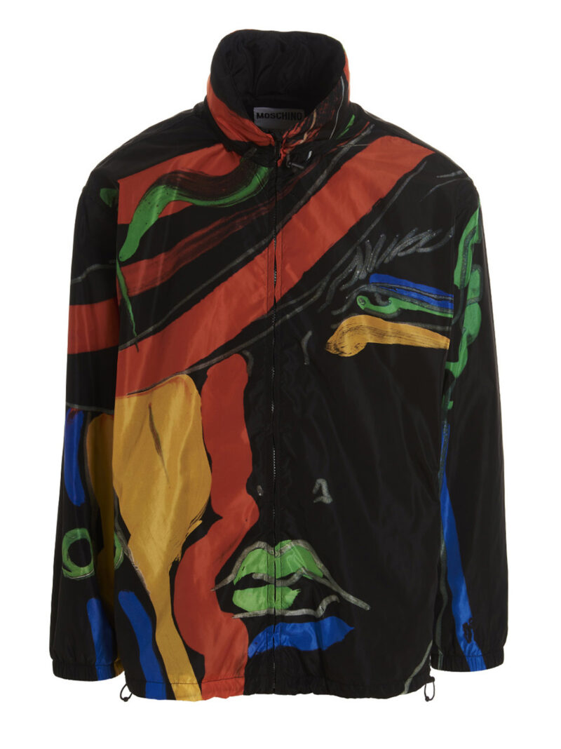 Printed nylon jacket MOSCHINO Multicolor